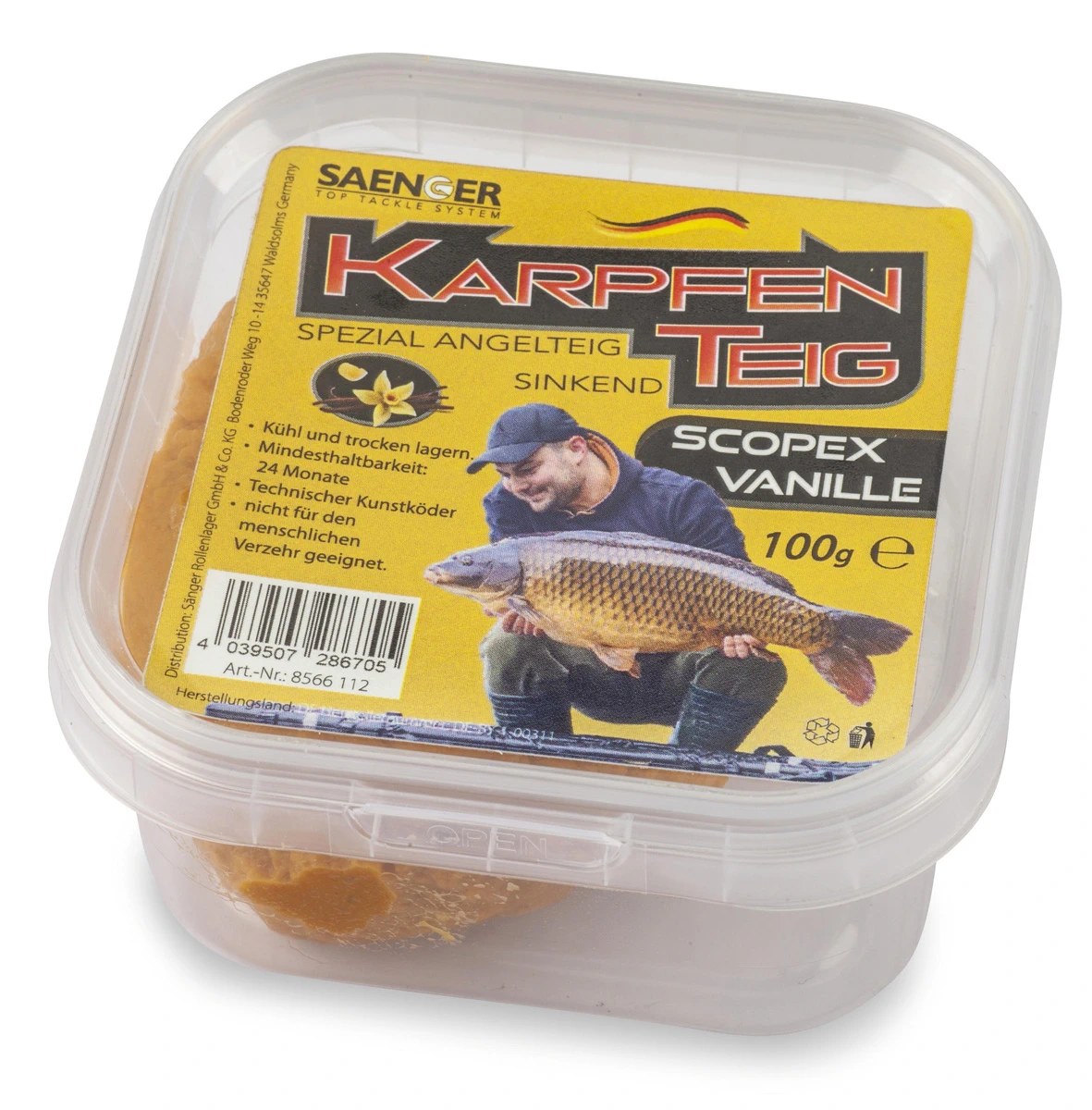 SÄNGER Karpfenteig 100g Scopex Vanille