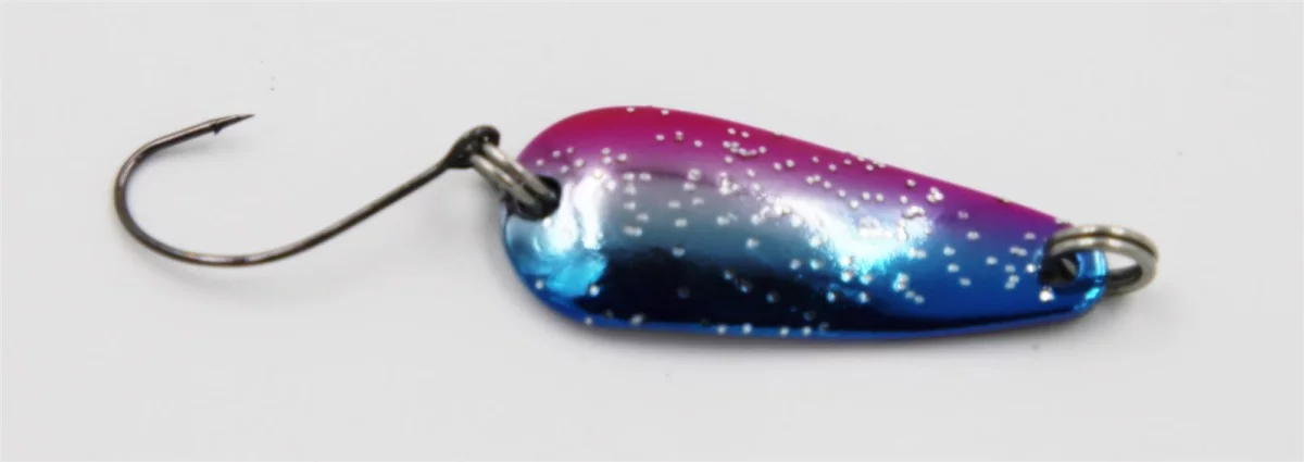 blue pink silver glitter