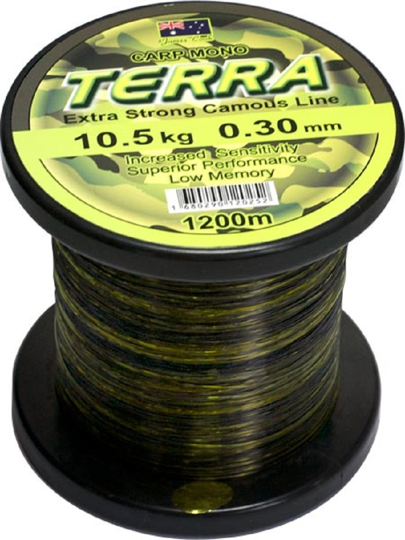 James Cook Terra Carpmono, monofile Angelschnur, mono line James Cook Terra Carpmono, monofile Angelschnur, mono line