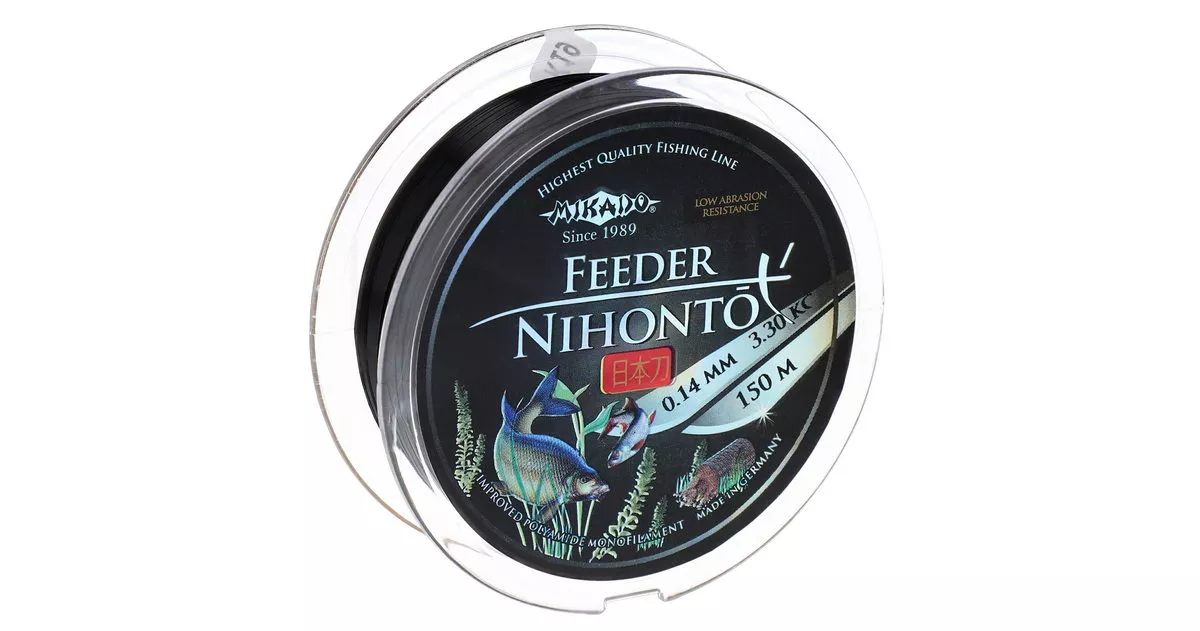 MIKADO Schnur - Nihonto Feeder - 0.24mm/7.50Kg/150m - 1 Spule