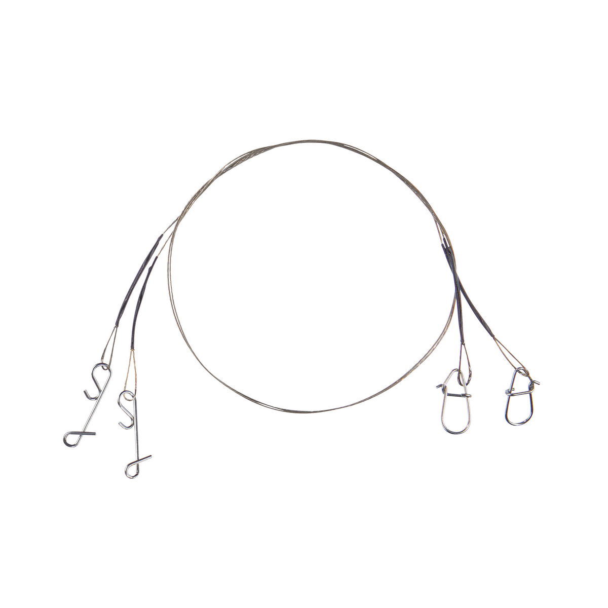 BALZER 7x7 Niroflex Wirbel/Dreifachwirbel 45cm 9kg 2st — Snap/No Knot 9.00 30.0