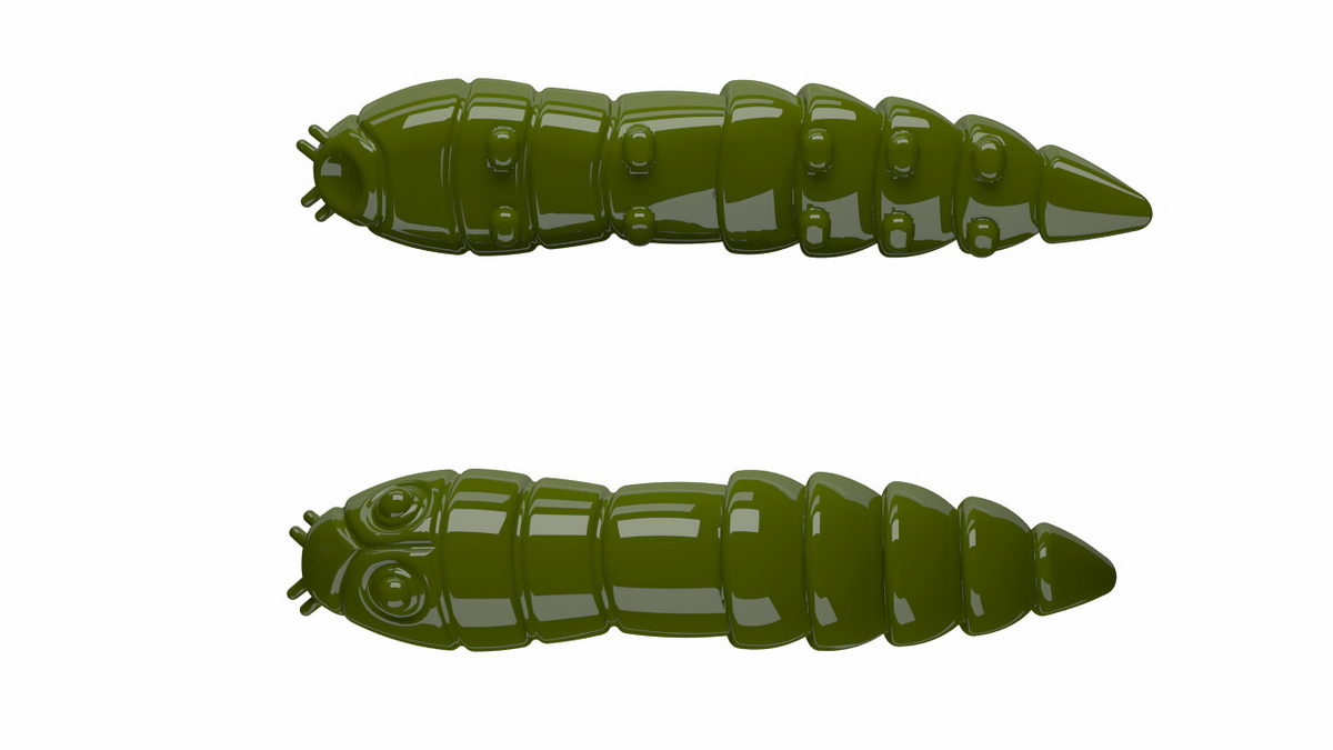 LIBRA LURES Kukolka 27 Cheese 040-black 15st, Forellenköder, schwimmend und aromatisiert — 2.70 Olive Cheese