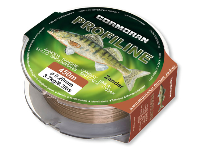 CORMORAN Profiline Zander hellbraun 0.22mm 4.40kg 450m CORMORAN Profiline Zander hellbraun 0.22mm 4.40kg 450m