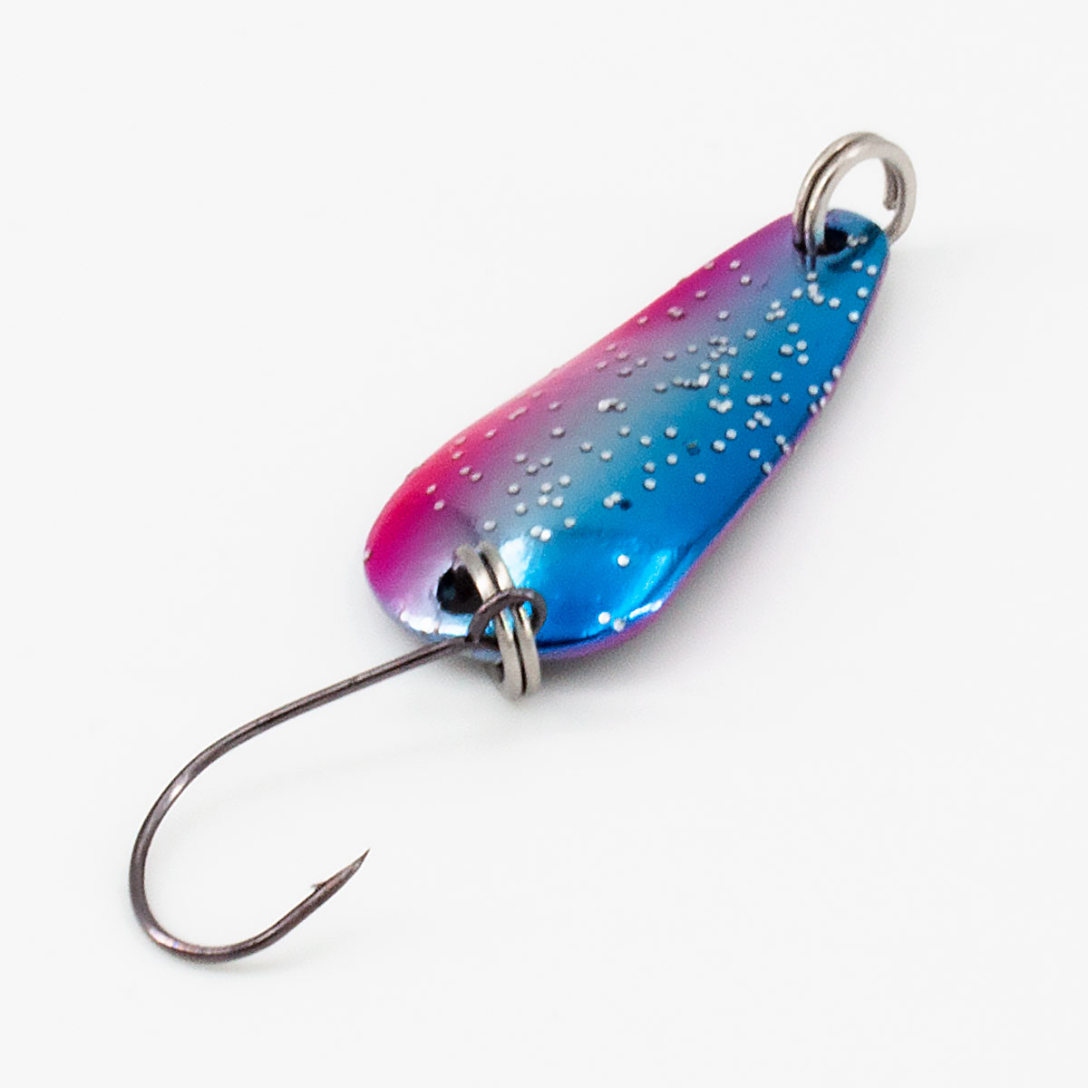 blue pink silver glitter