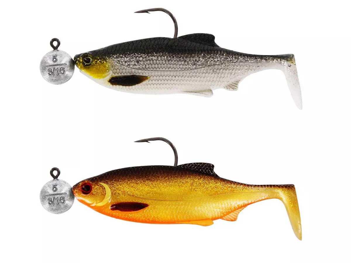 WESTIN Ricky the Roach 7cm R 'N R 5g #3/0 2pcs Dark Water Mix 4