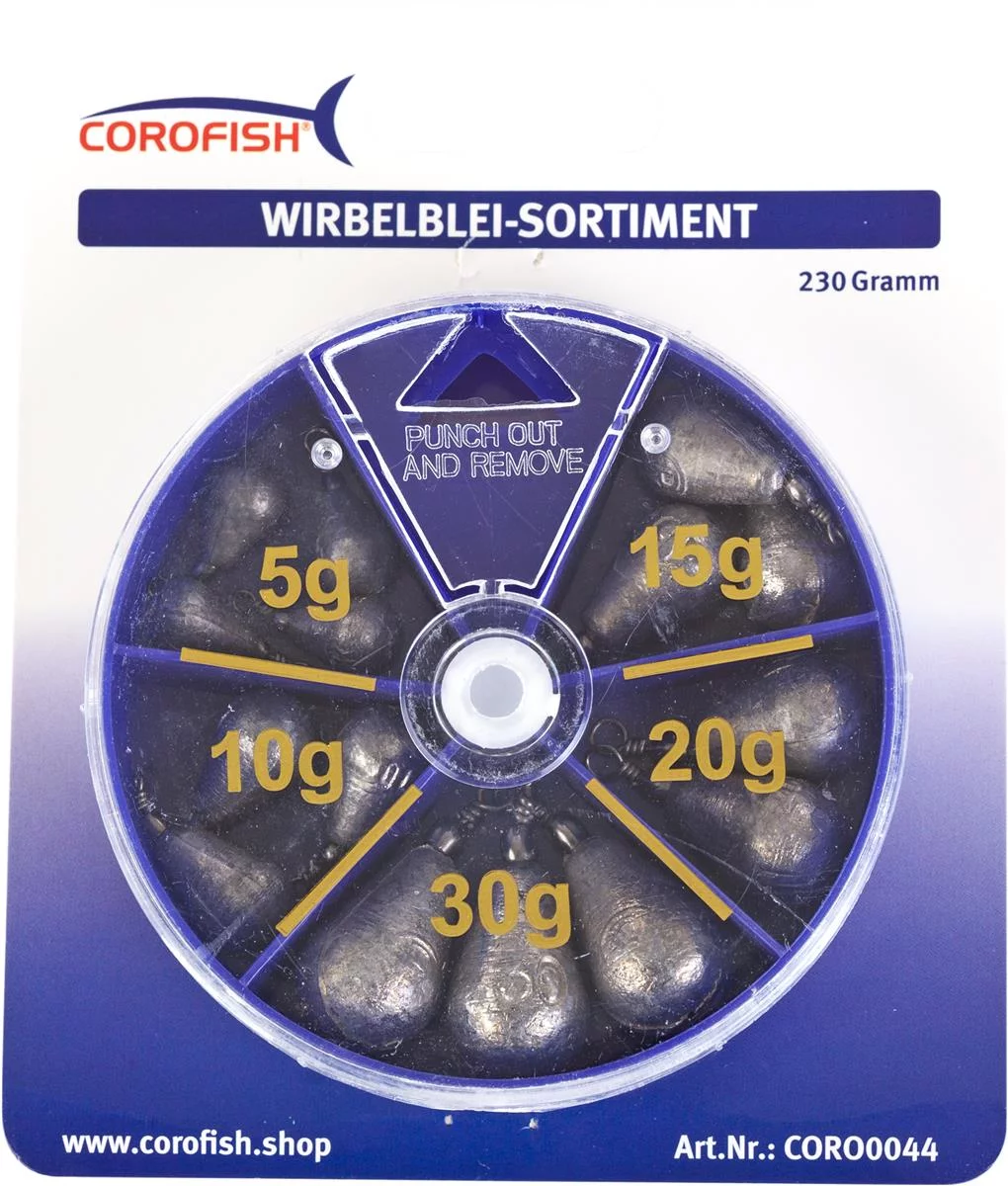 COROFISH Birnenblei mit Wirbel 230g Sortiment Dose SB1