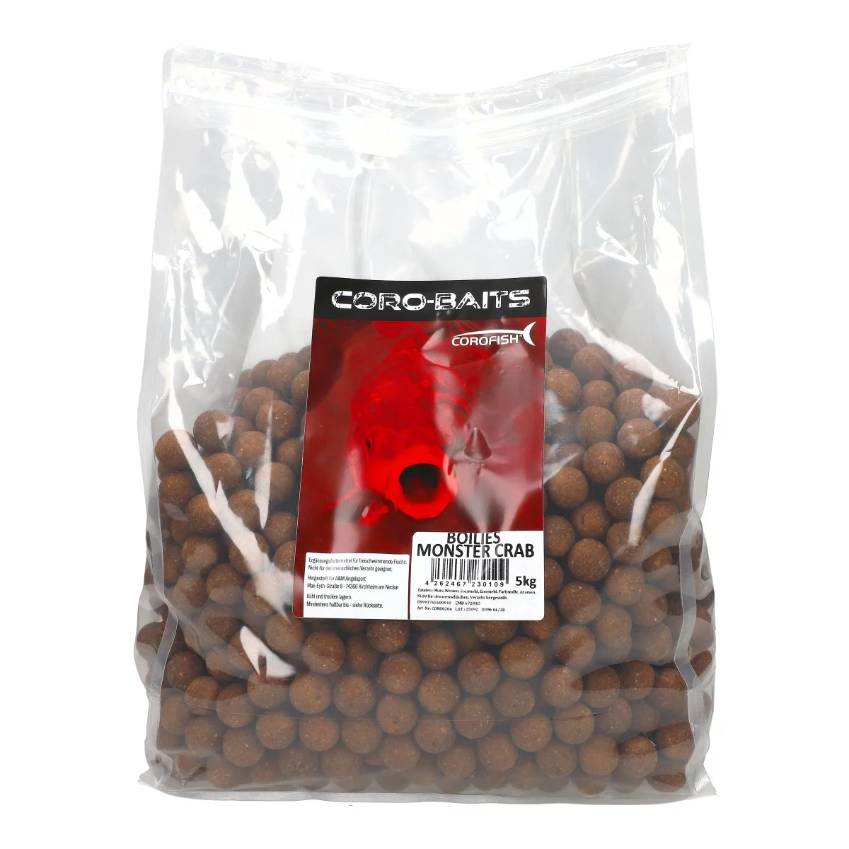 COROFISH Coro-Bait Boilies Kartoffel 5kg — 0.20 5000 Monster Crab