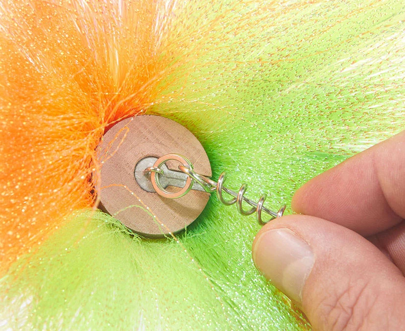 BALZER Magic Fibre Lure Green Pumpkin 10cm Detailansicht 2