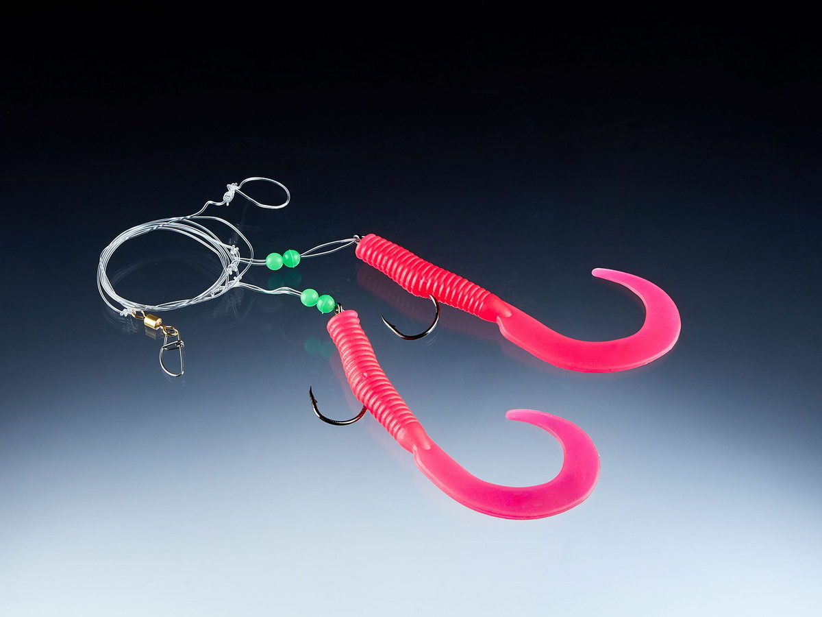 BALZER Großdorsch System, pink, mit 2 Haken 8/0 1st