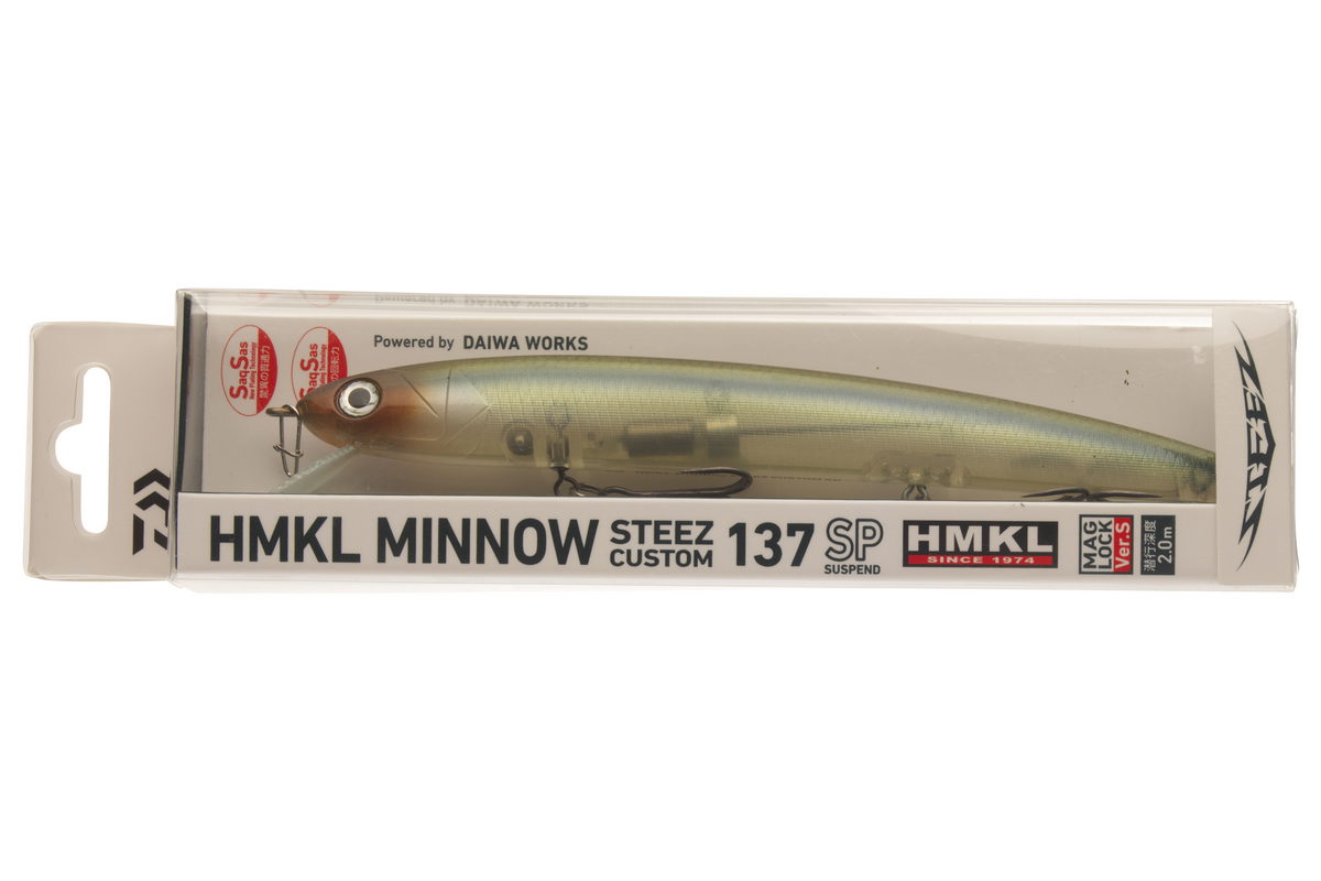 DAIWA HMKL Steez Custom 137SP natural ghost shad 13.7cm 16.1g Minnowbait schwebend