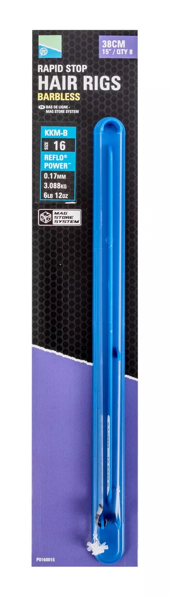 PRESTON MSS Rig - 15" KKM-B MAG STORE RAPID STOP HAIR RIGS