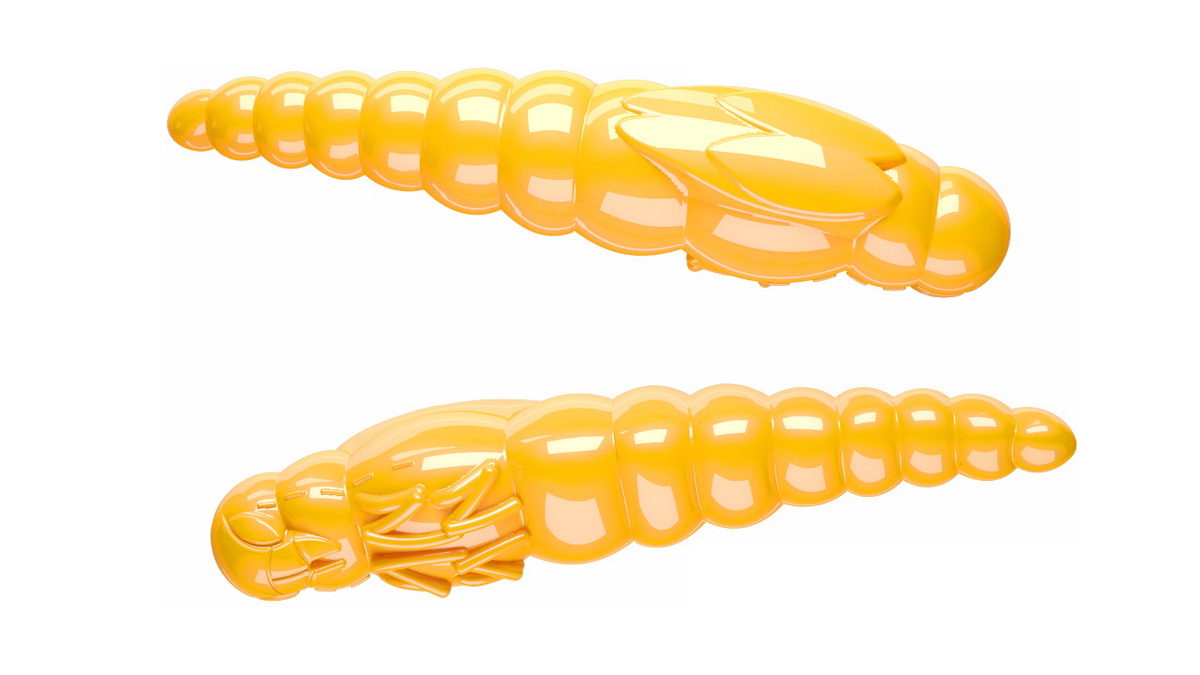 LIBRA LURES Largo Slim 28 Cheese 040-black 15st, Forellenköder, schwimmend und aromatisiert — 2.80 Dark Yellow Krill