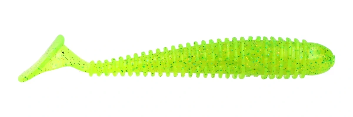 MOSTAL Taipan Fat Swing 9,5cm / 8g 5 Stück Motor Oil UV-Active — 12.0 Chartreuse