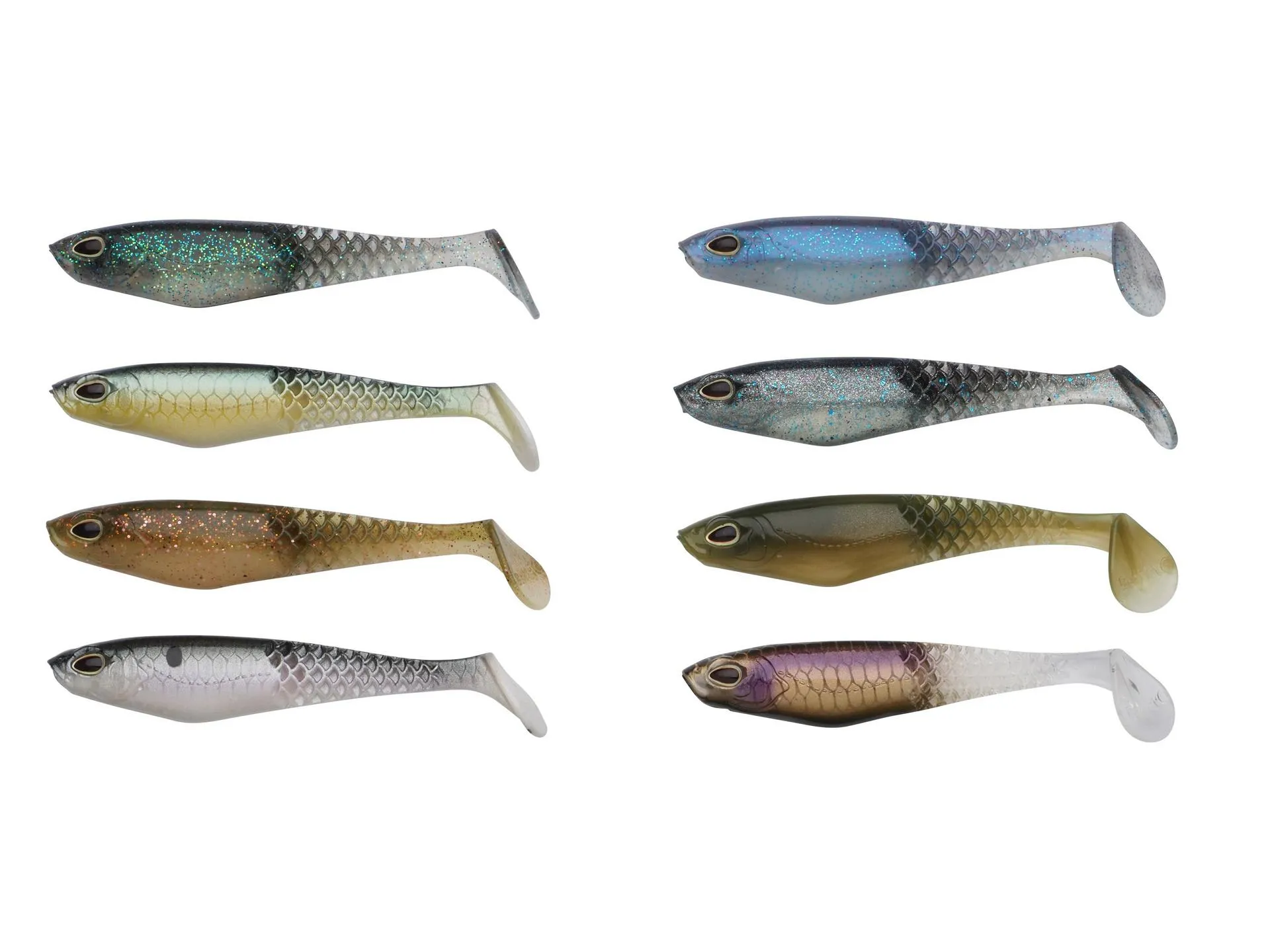 Berkley Cullshad 7.5cm 8pcs Mixpack Clearwater Gummifische,Twister