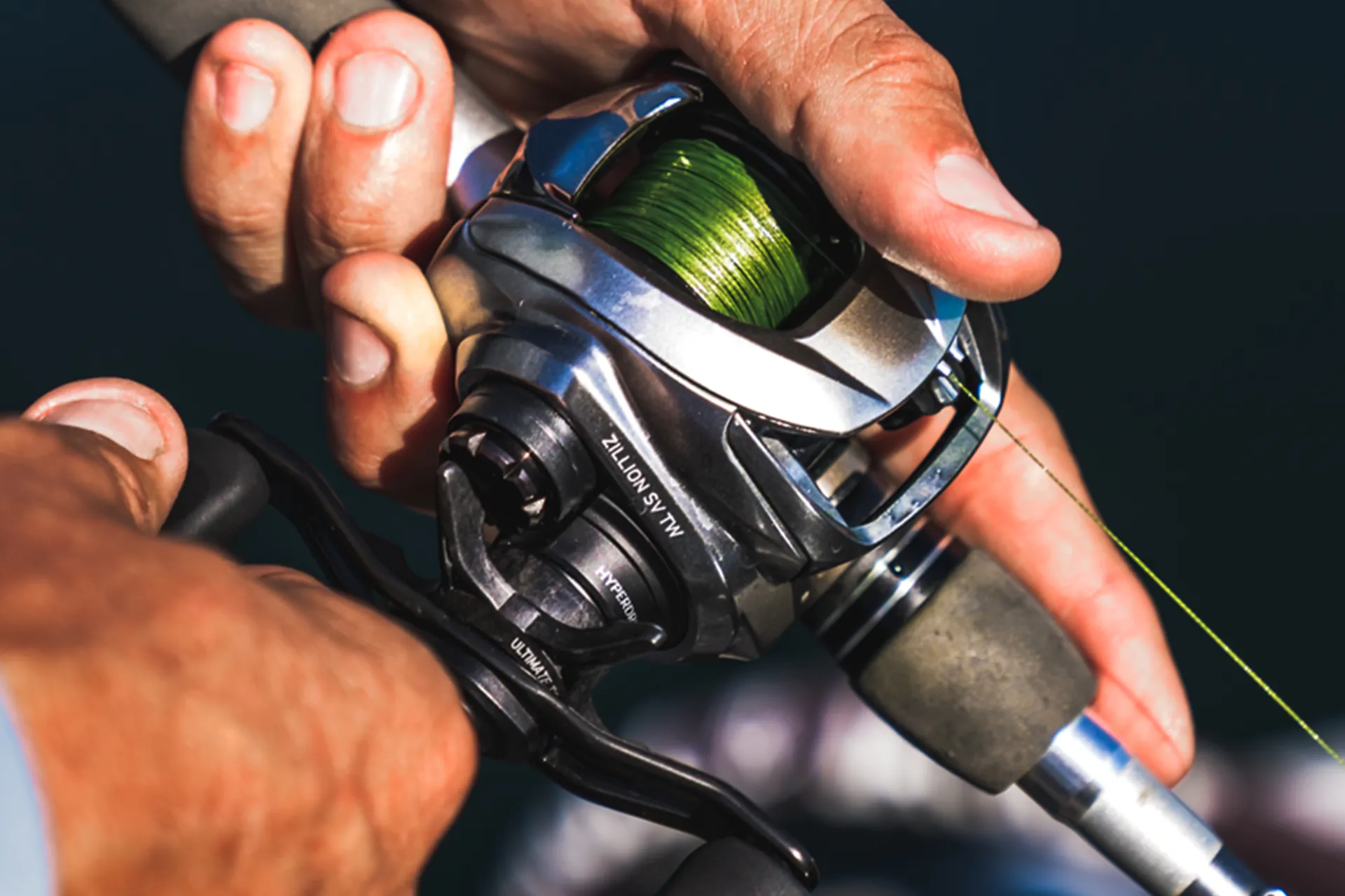 Daiwa 21 Zillion SV TW 1000XHL Baitcastrolle Ansicht 5