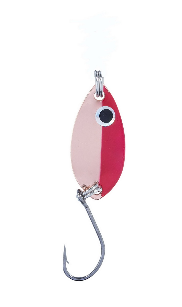 BALZER Trout Attack Forellenblinker Leaf pink 1,5g — Kupfer Rot 1.50