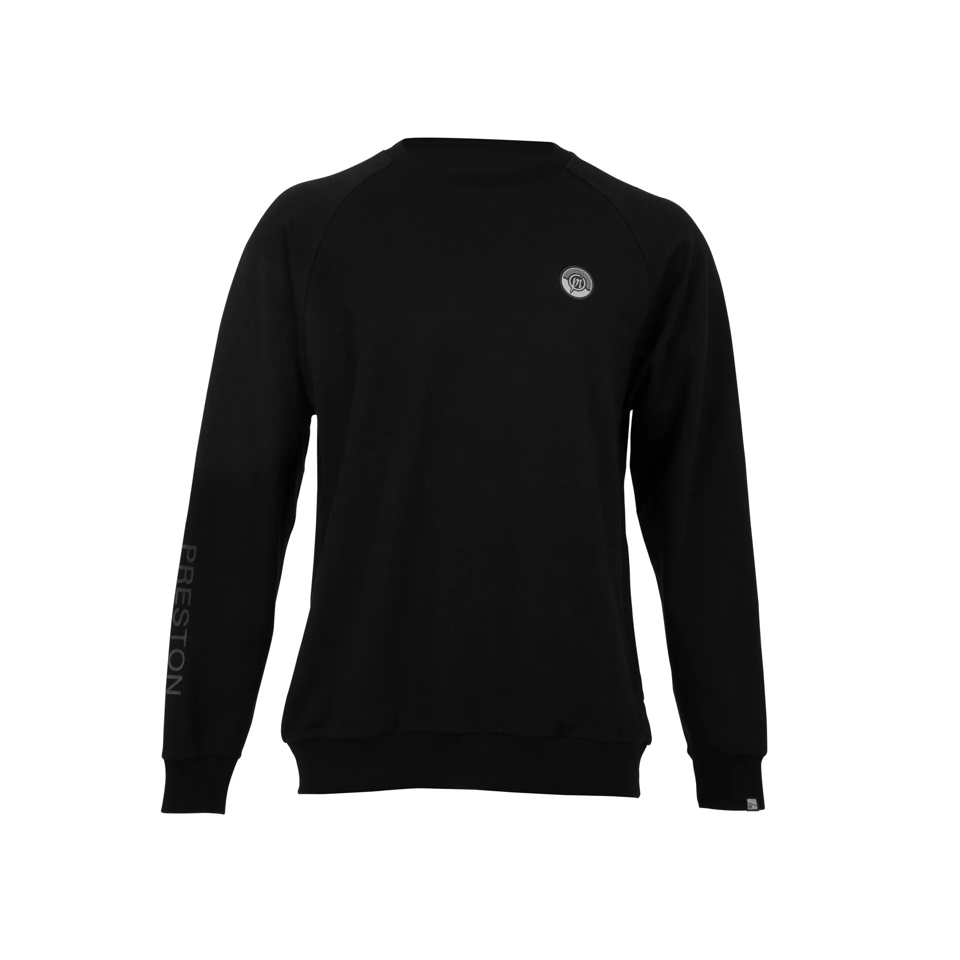 PRESTON Black Minimal Sweatshirt
