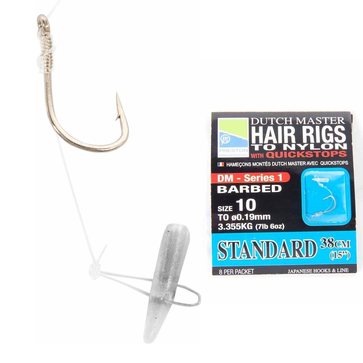 PRESTON Dutch Master Hair Rigs Standard 15" Dutch Master Haar-Vorfächer Standard 38cm