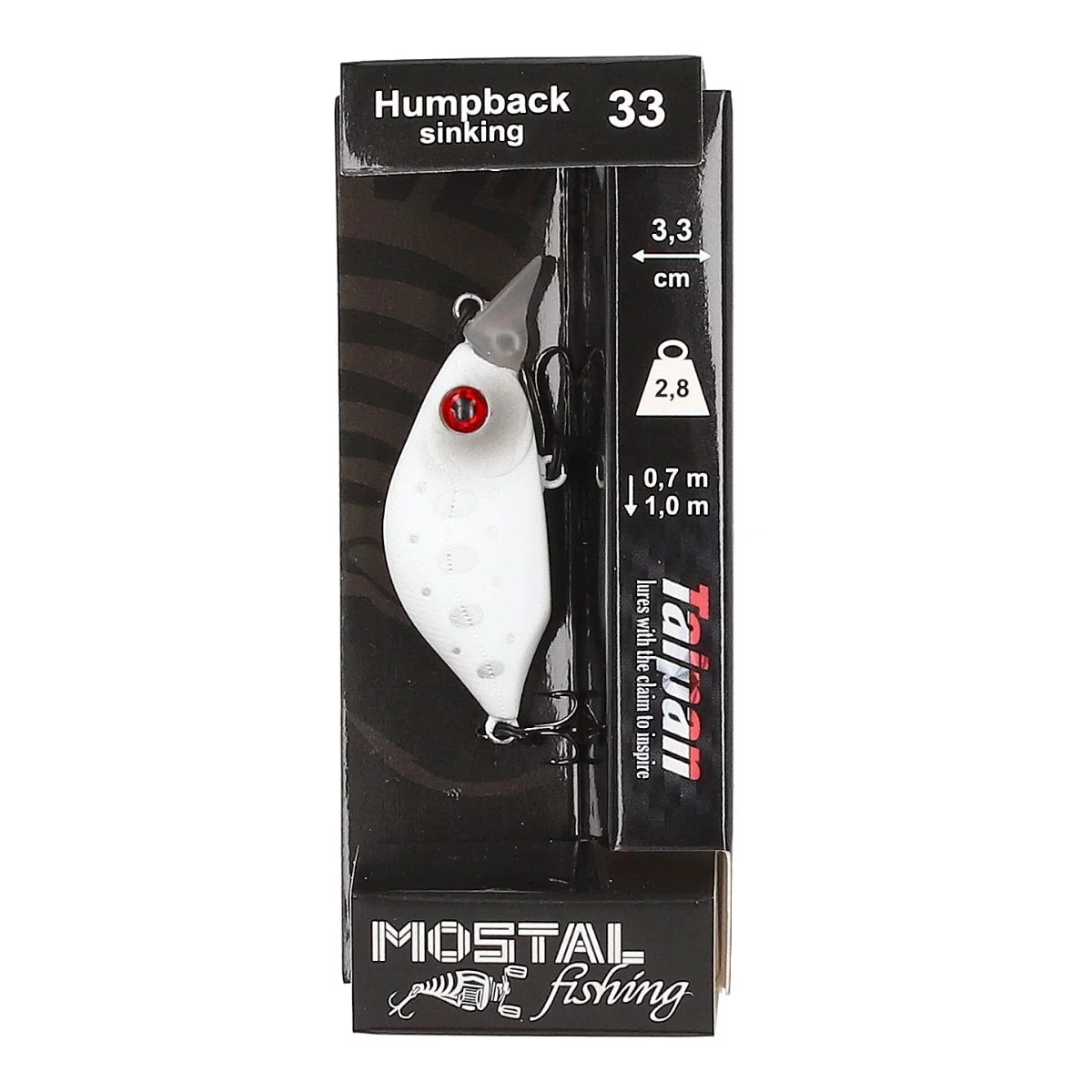 TAIPAN Humpback Matte White 33mm