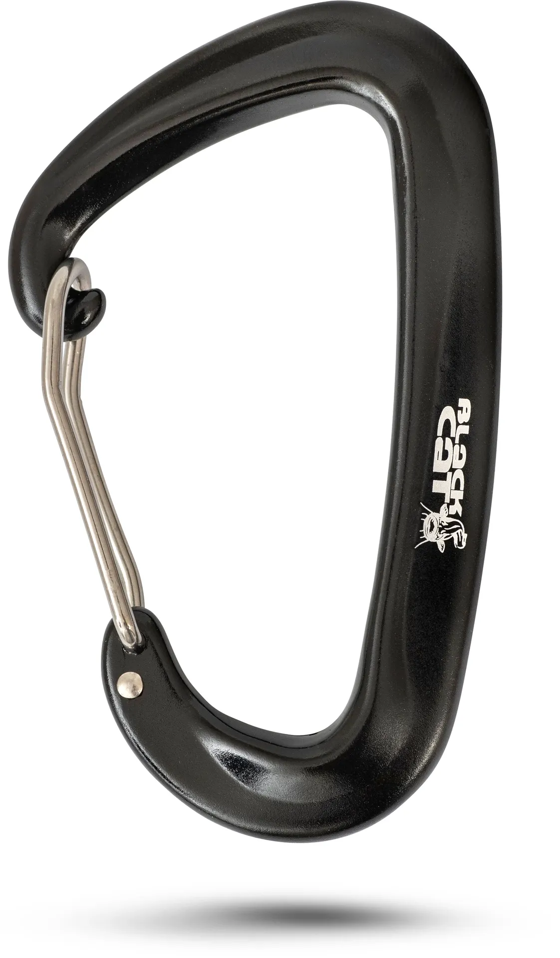 BLACK CAT Carabiner B: 4,5cm H: 8cm 2 Stück