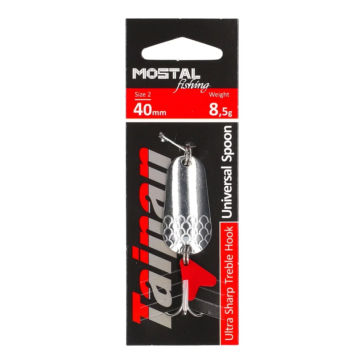MOSTAL Universal Spoon Silver 2, 8.5g/4cm