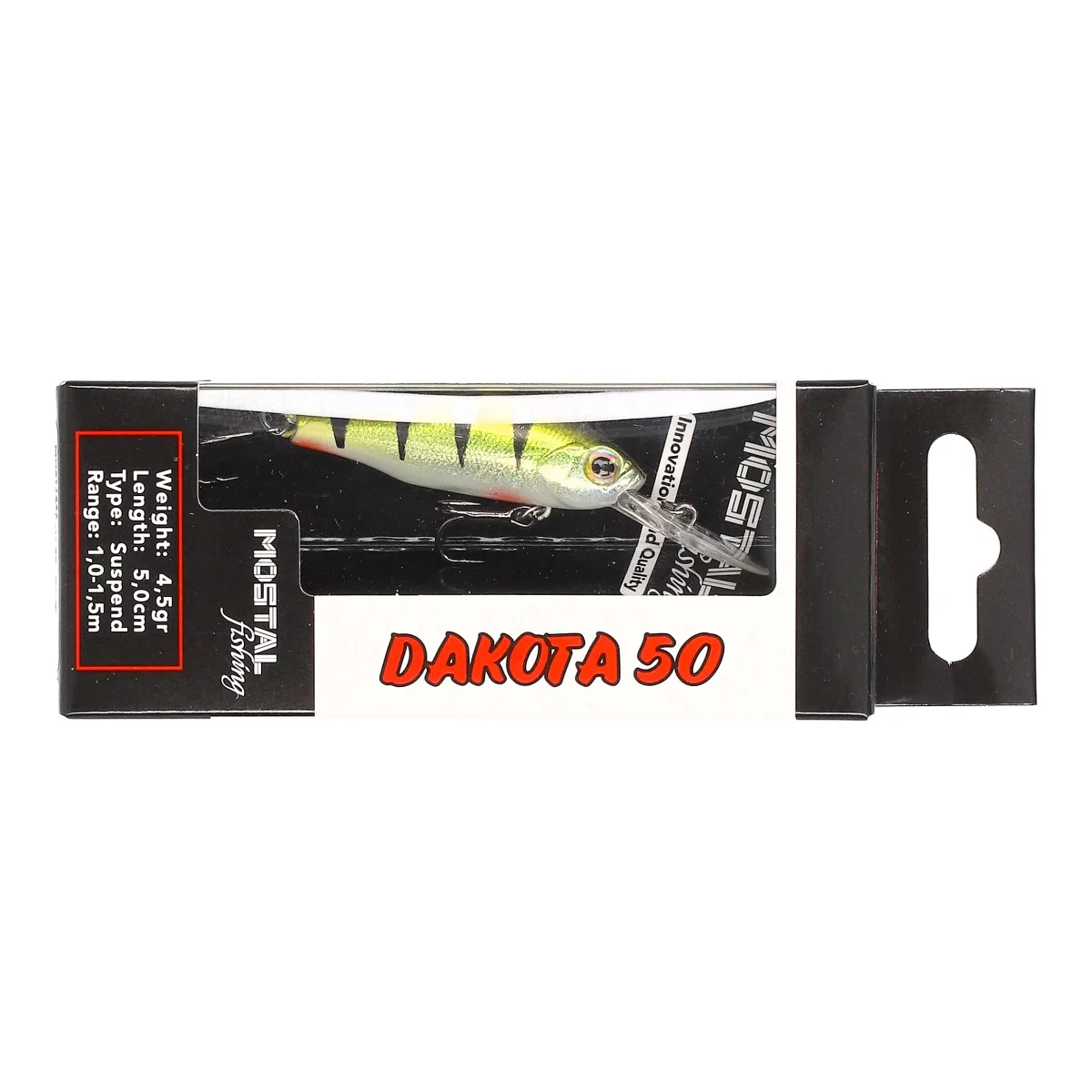 MOSTAL Dakota 50 | Perch | 4.5g | 1.0-1.5m | Suspending Wobb
