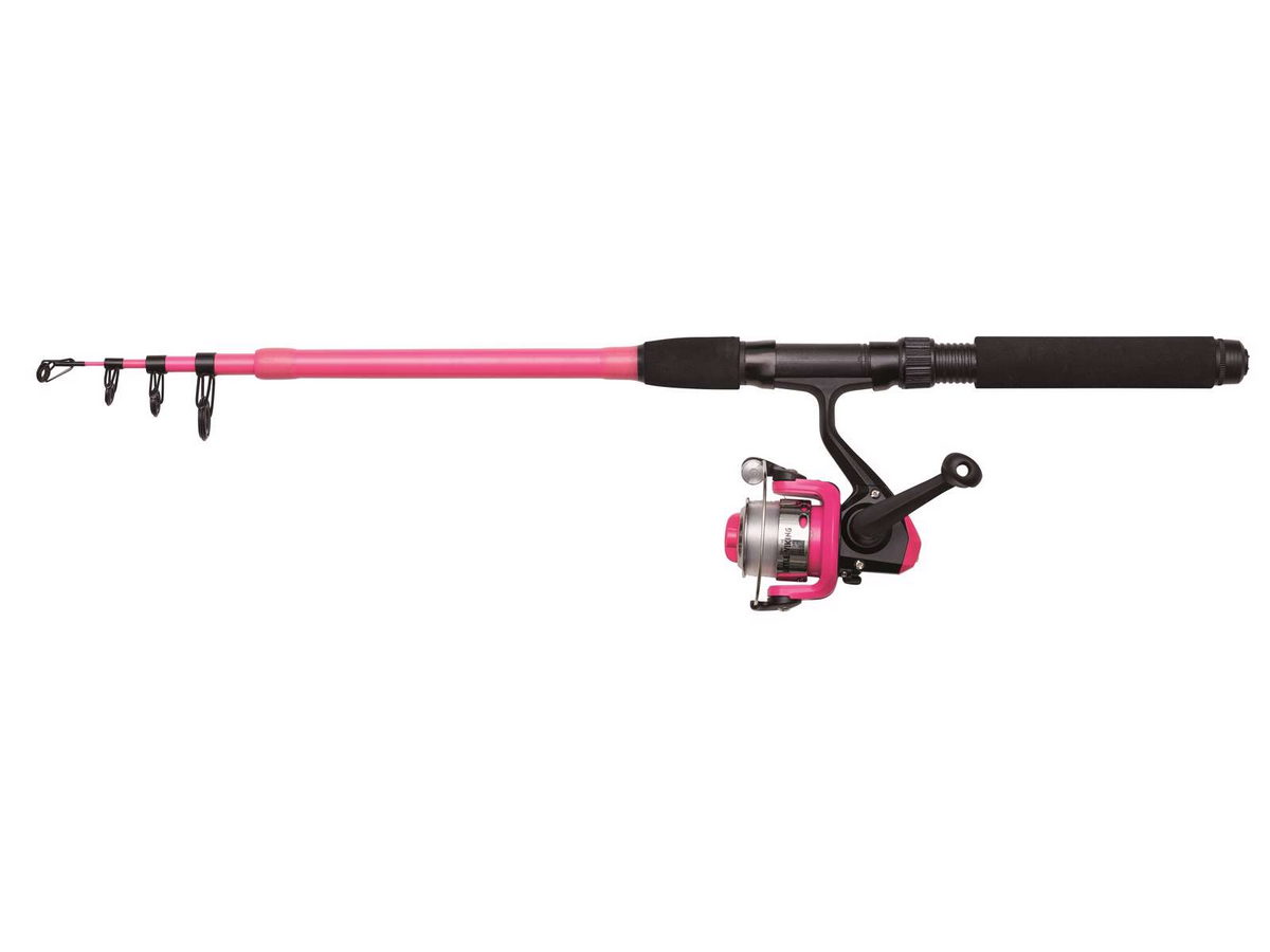 KINETIC Little Viking Tele Combo 5'6" L 4-21g Fuchsia Combo Rute/Rolle-Set