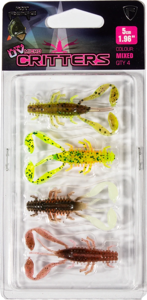 FOX RAGE UV Micro Critter 5cm x 4pcs weitere Ansicht