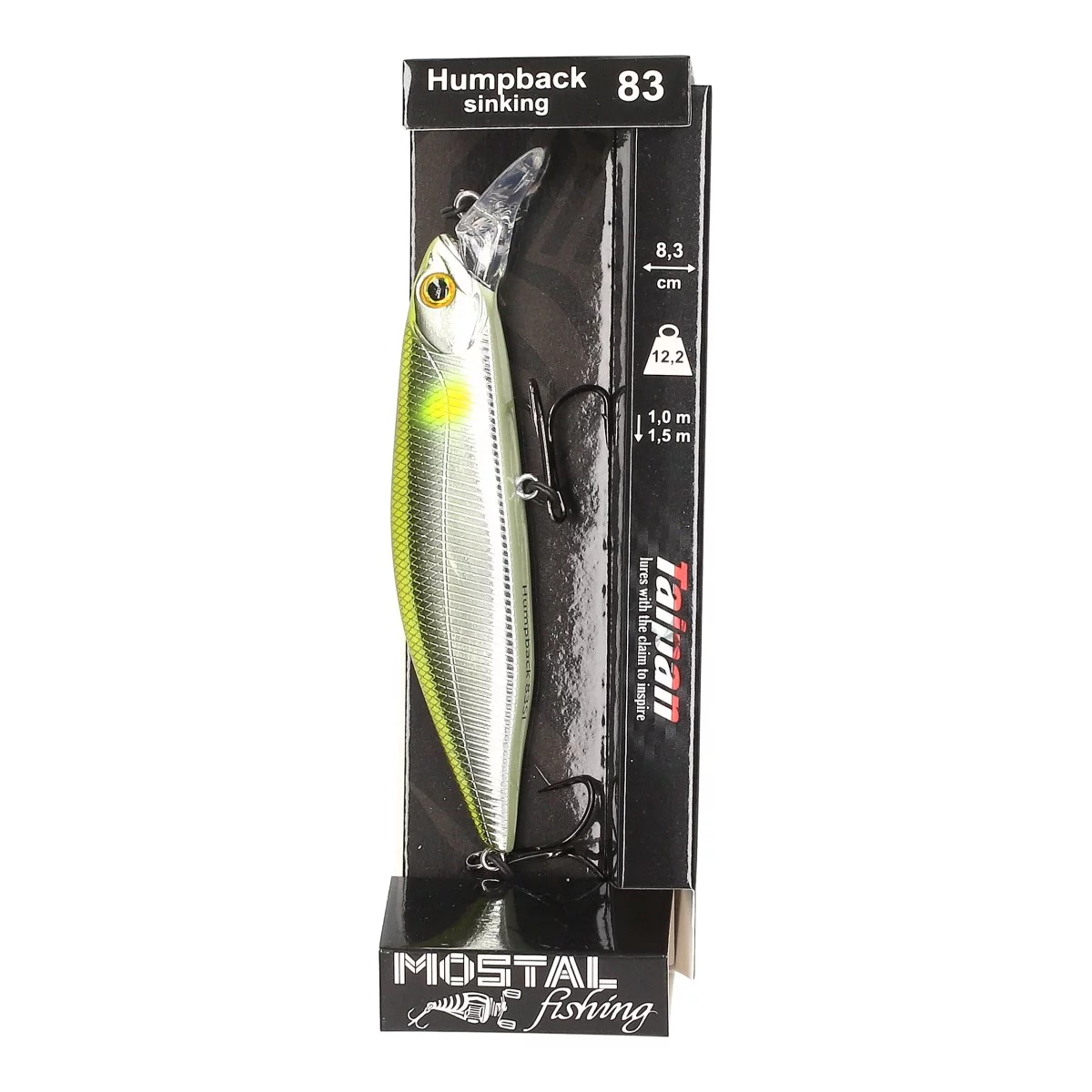 TAIPAN Humpback Chrome Ayu 83mm