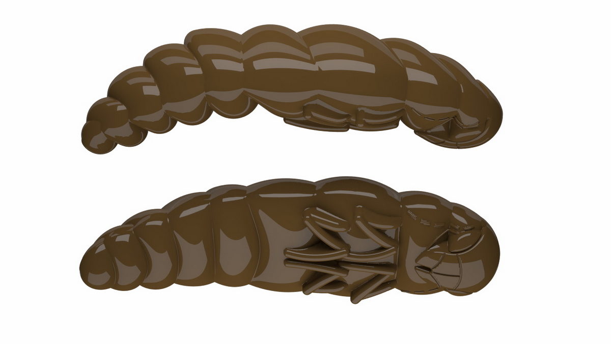 LIBRA LURES Largo 35 Cheese 040-black 10st, Forellenköder, schwimmend und aromatisiert — 3.00 Brown Krill