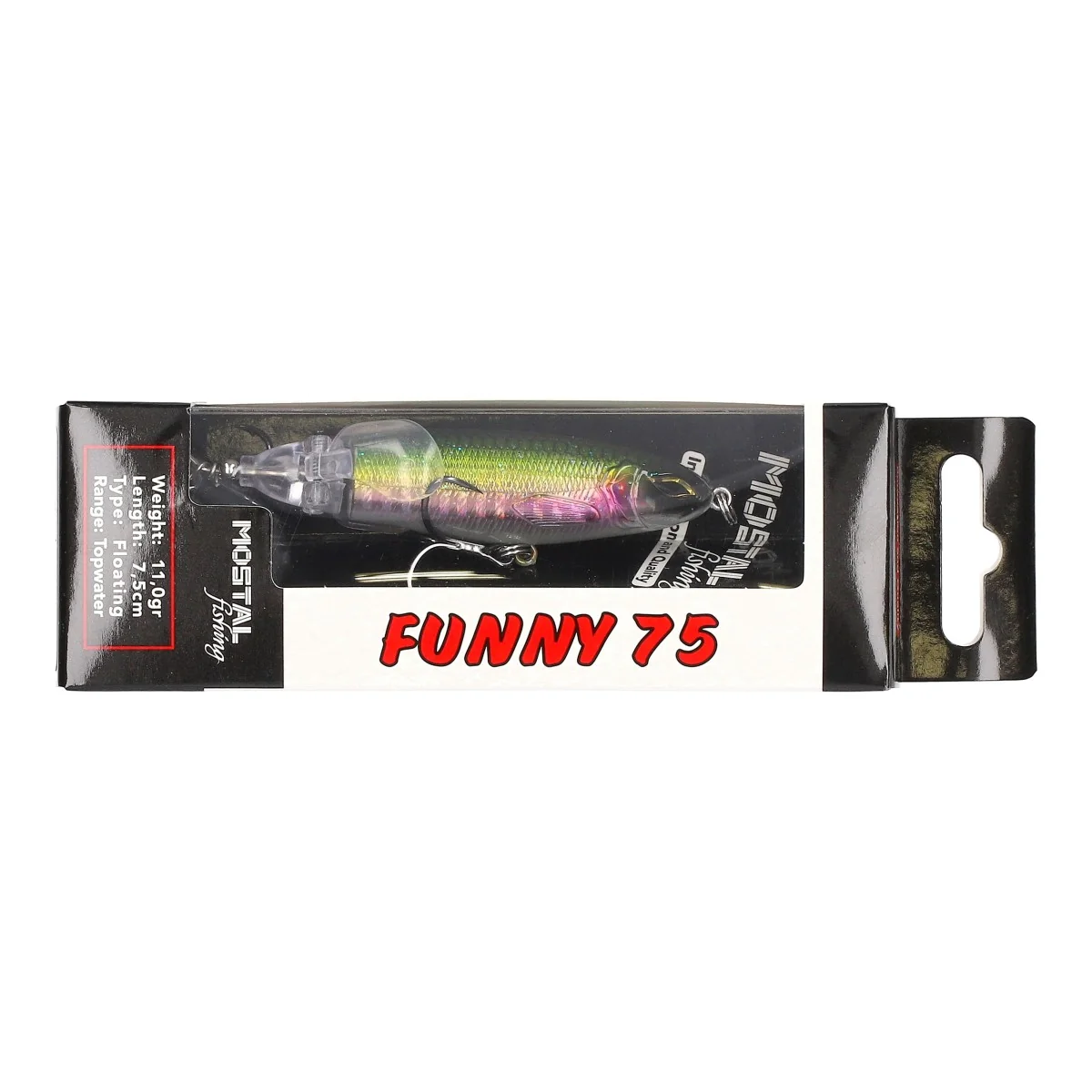 MOSTAL Funny 75 Irish Shad floating