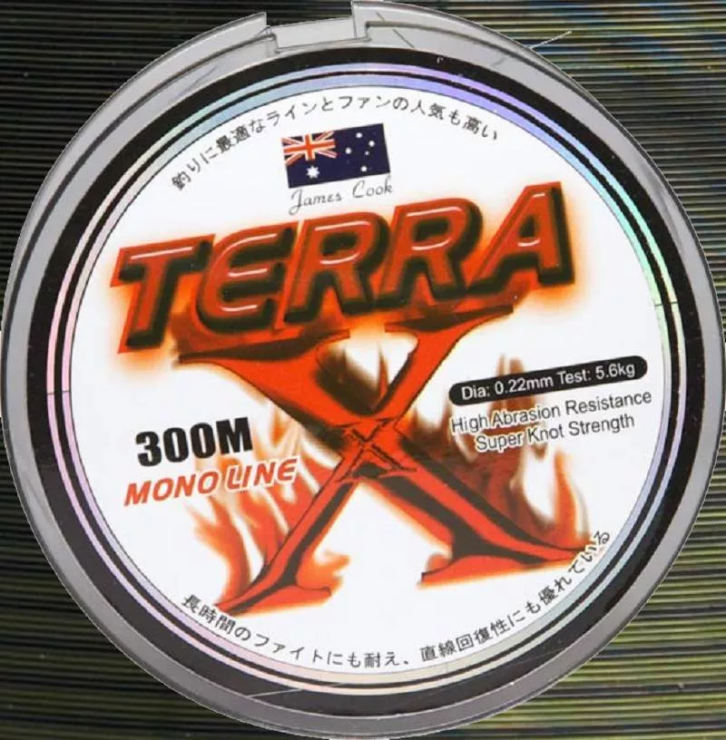 James Cook Terra mono 0,25mm 7,2kg ground 300m, monofile Angelschnur, mono line