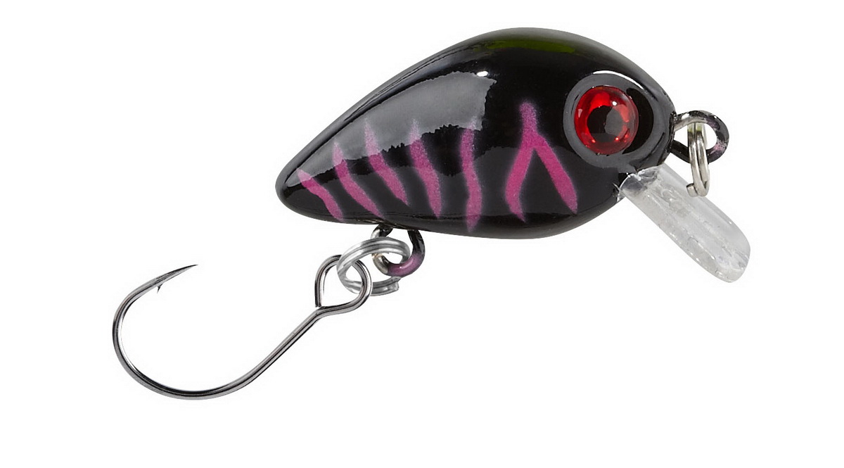 BALZER Wobbler Trout Crank mit Einzelhaken Gelb-Blau3cm — 3.00 Schwarz