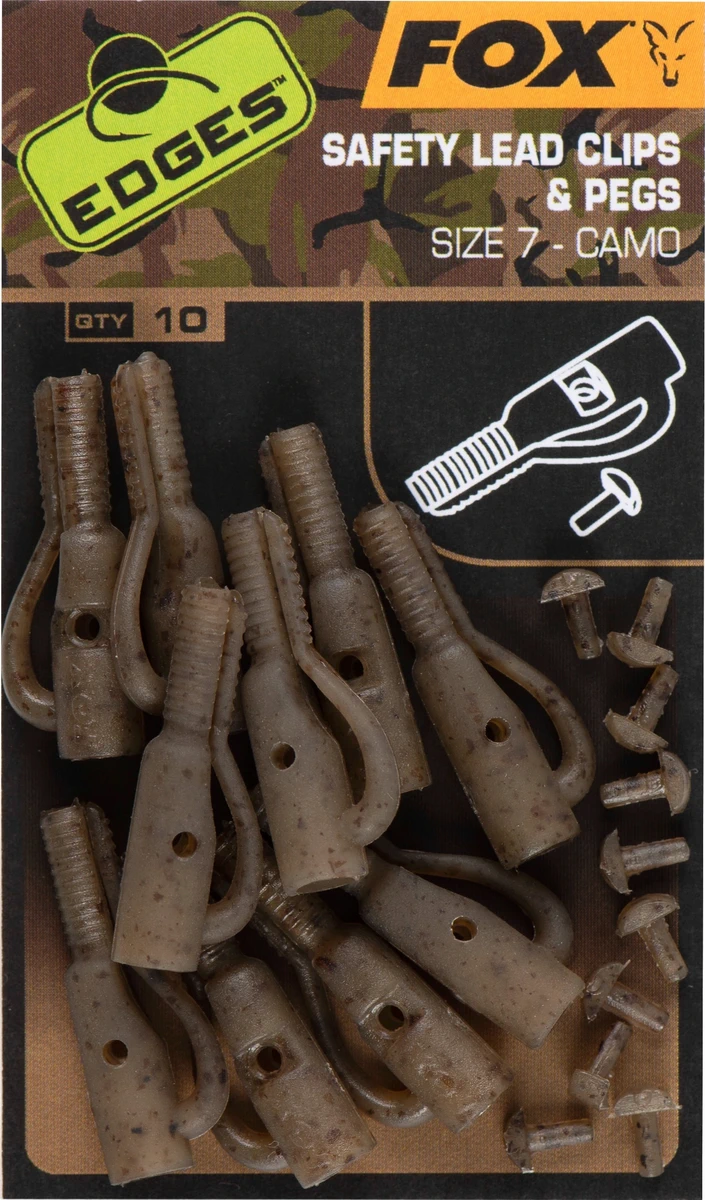 FOX Edges Camo Size 7 lead clip + pegs weitere Ansicht
