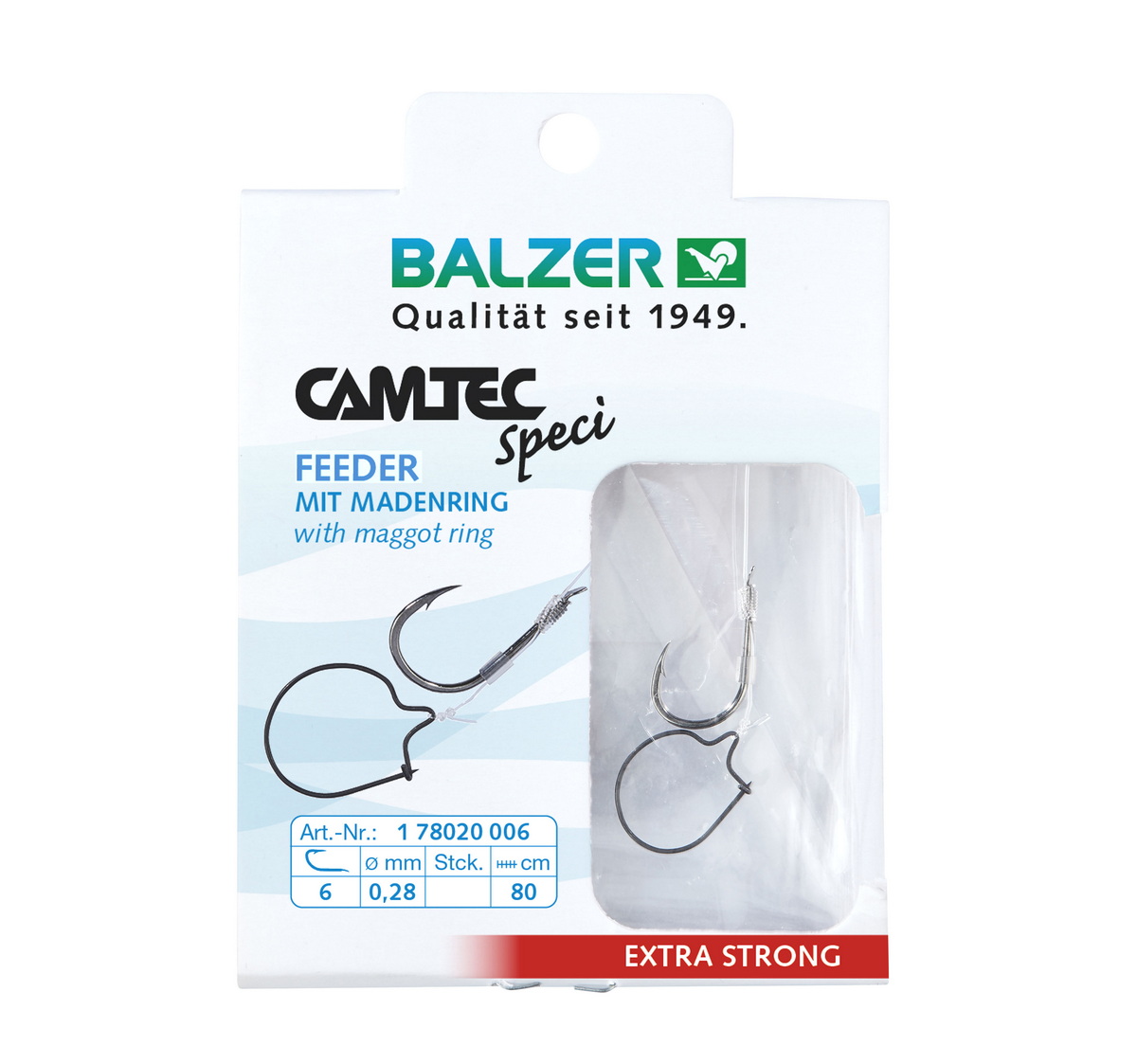 BALZER Camtec Speci Haken mit Madenring