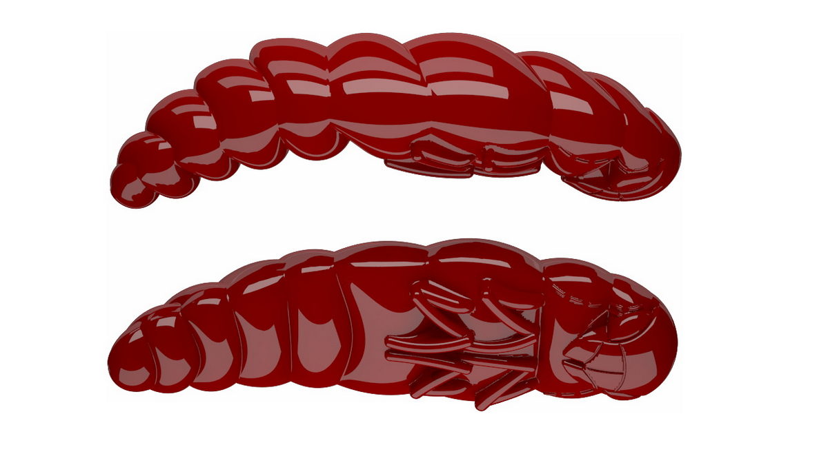 LIBRA LURES Largo 35 Cheese 040-black 10st, Forellenköder, schwimmend und aromatisiert — 3.00 Red Krill