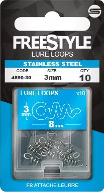 SPRO Reload Stainless Lure Loop 3mm 10st