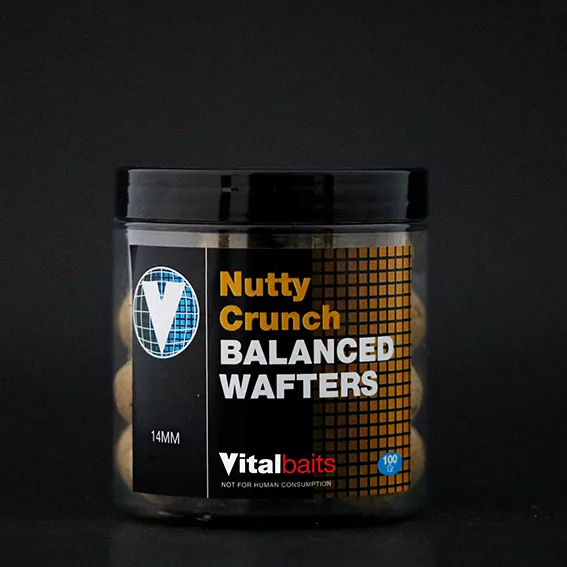 VITALBAITS NUTTY CRUNCH Wafters 14mm 100 gr.