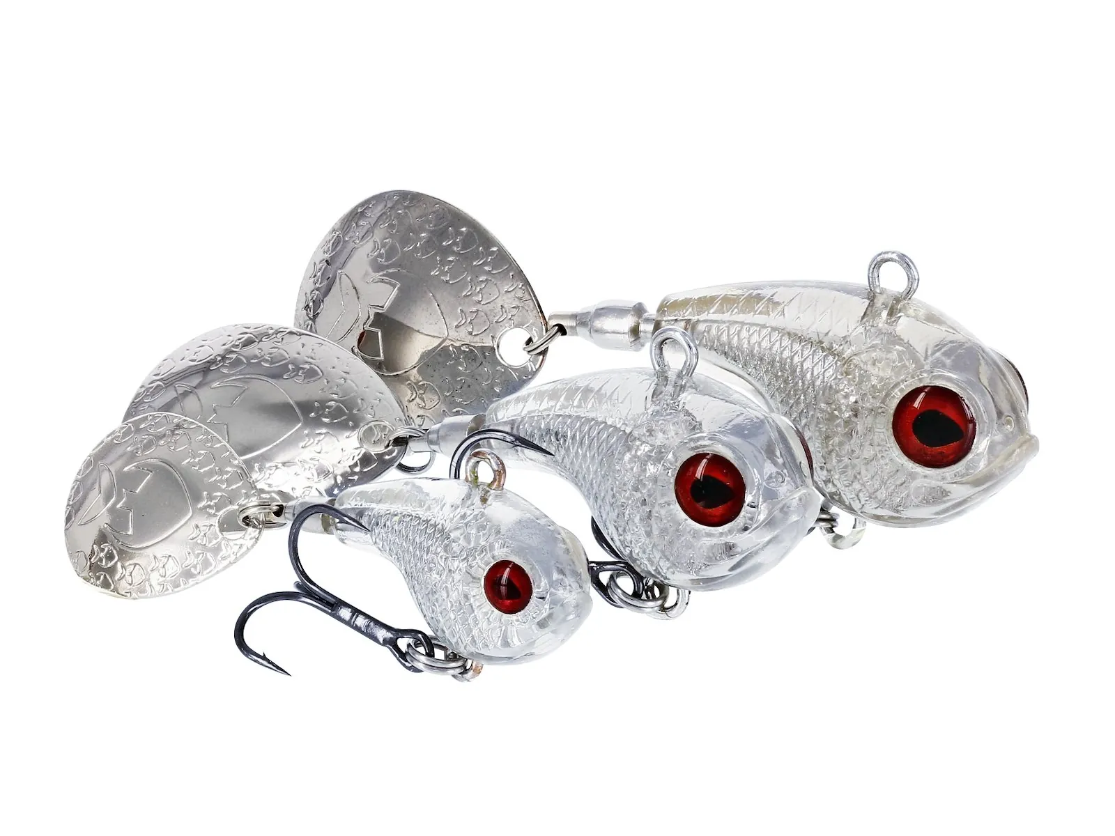 Dropbite Spin Tail Jig 2,6cm 8g Sinking Bling Perch – Ansicht 3