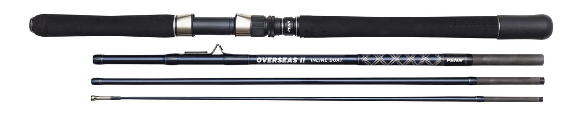 PENN Overseas II Inline Boat Rod 2.10m 30lb 4-Teilig H-F PENN Overseas II Inline Boat Rod 2.10m 30lb 4-Teilig H-F