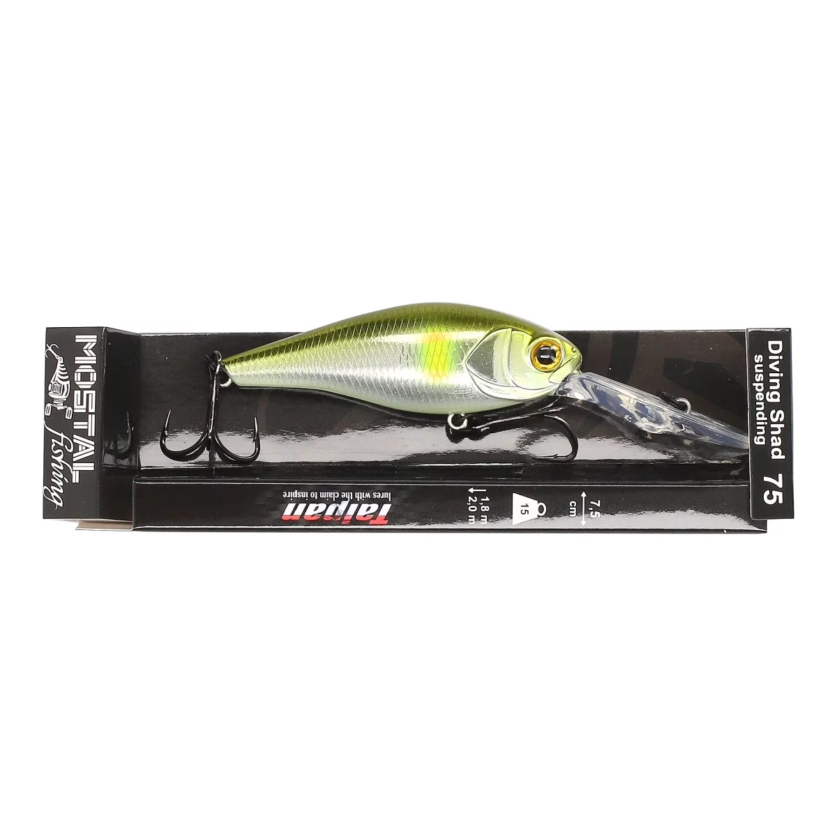 TAIPAN Diving Shad Chrome Ayu 62mm