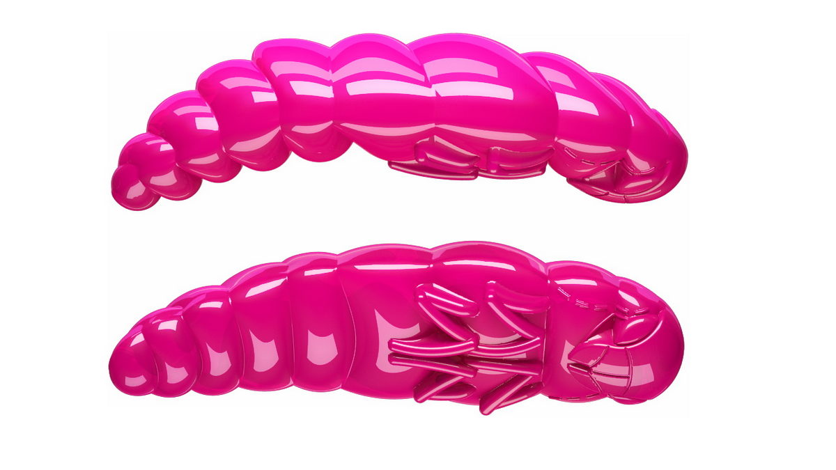 LIBRA LURES Largo 35 Cheese 040-black 10st, Forellenköder, schwimmend und aromatisiert — 3.00 Hot Pink Cheese
