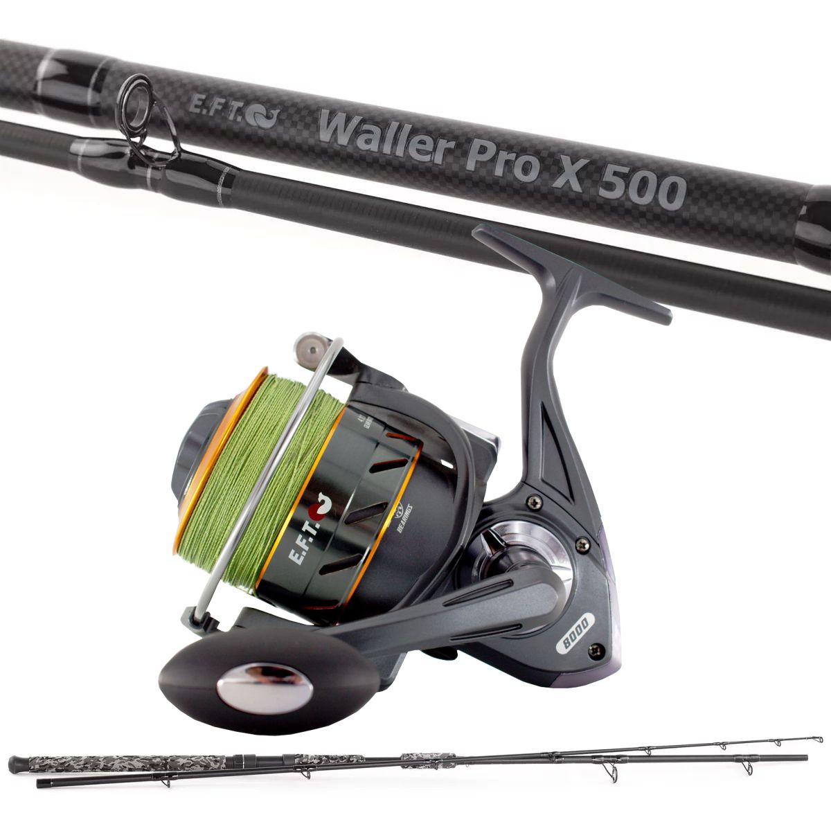 EFT Waller Pro Combo 500g 3.00m 190m 0.50mm 4xBraid
