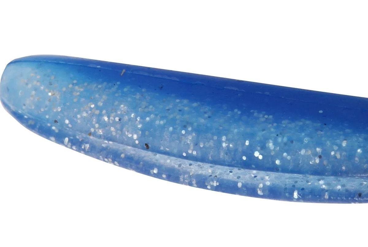 MOSTAL Taipan Shad 10.0cm Arctic Blue Glitter 6 Stück Gummifische Shads
