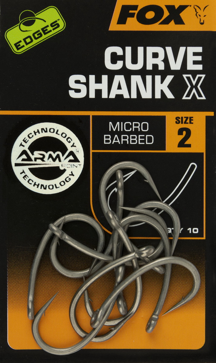 FOX Edges Curve Shank X size 2 FOX Edges Curve Shank X size 2
