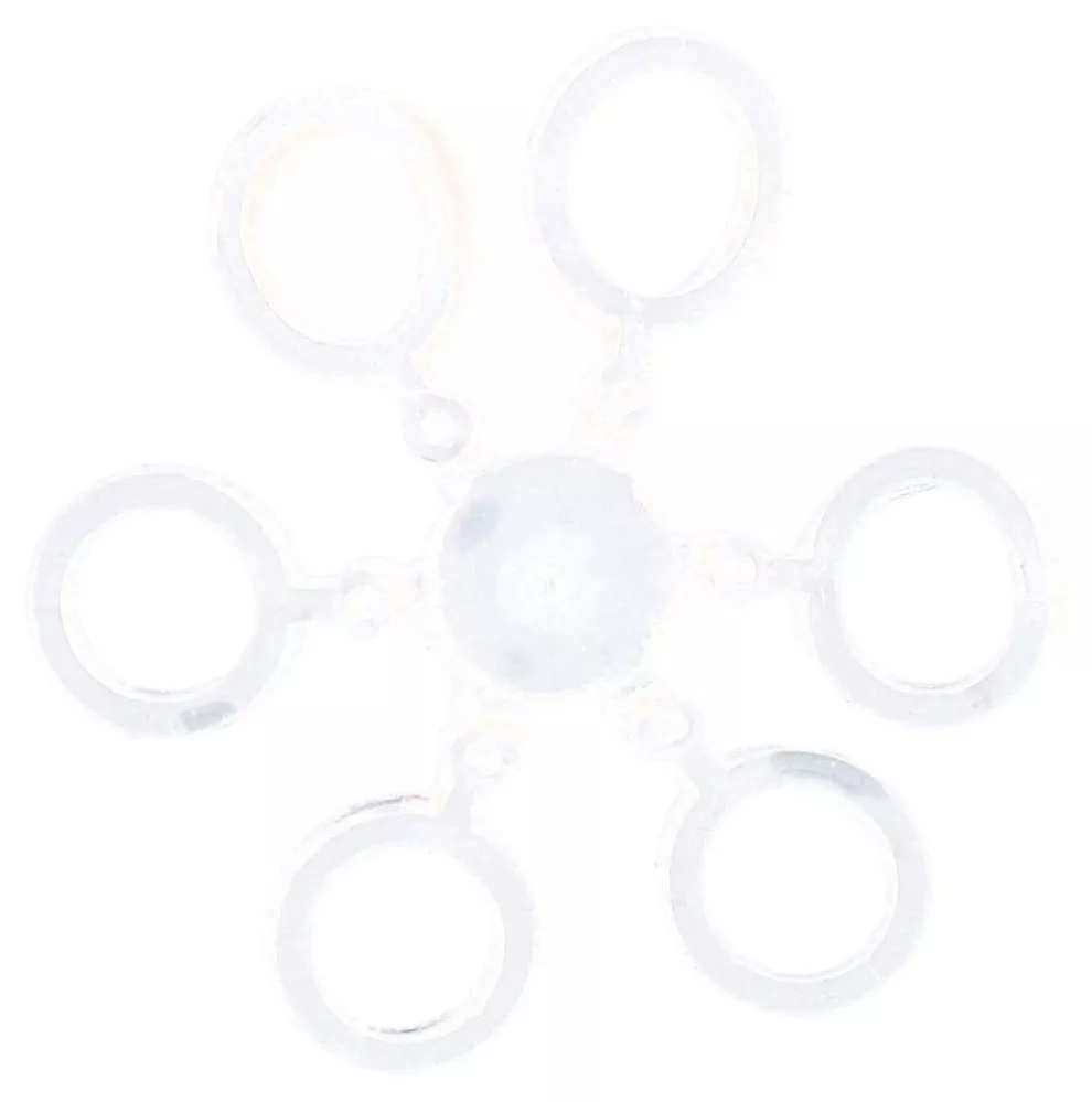 MIKADO Pelletbänder - Method Feeder - Auf Ring - 4mm - Transparent