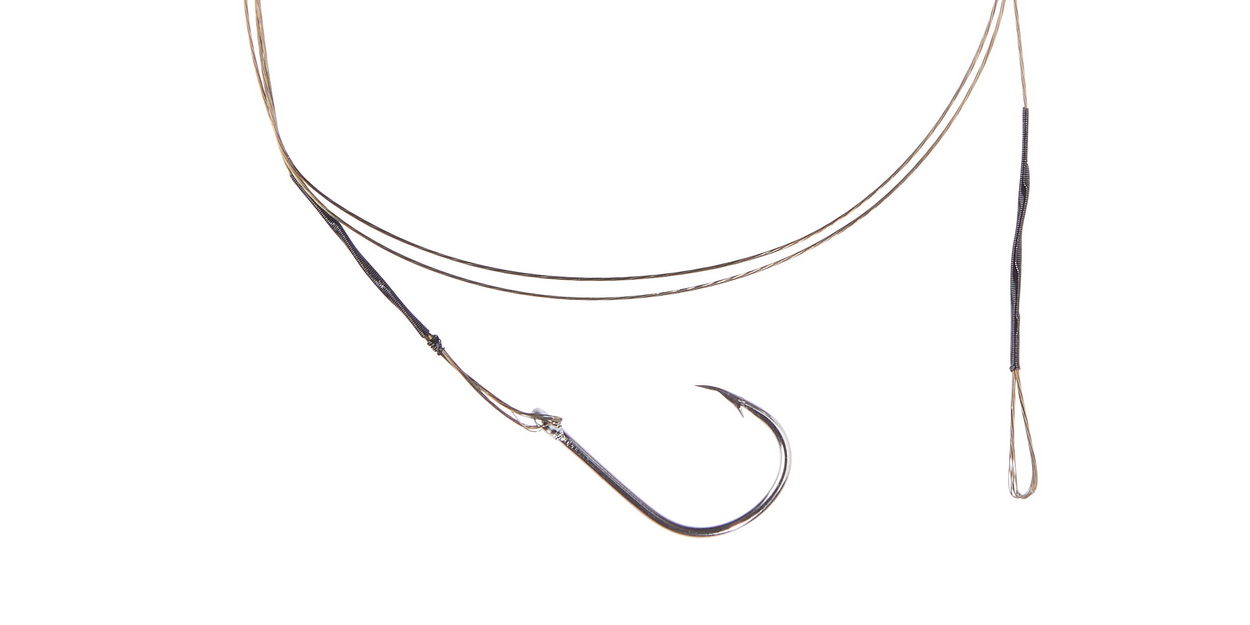 BALZER 1x7 Niroflex-Edelstahlvorfach mit Haken