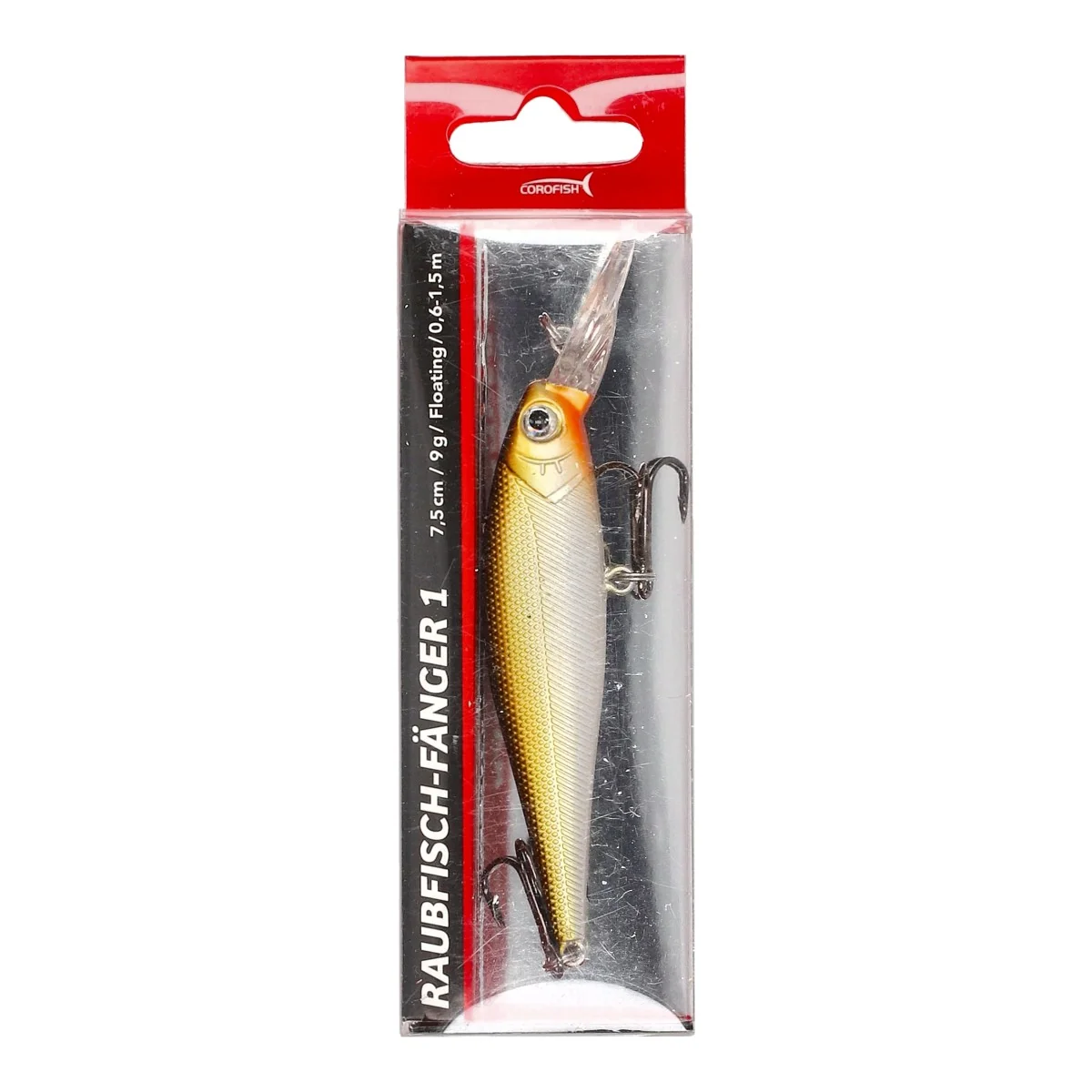 COROFISH Raubfisch Fänger 1 7,5cm AY 9g Floating 0,6-1,5m