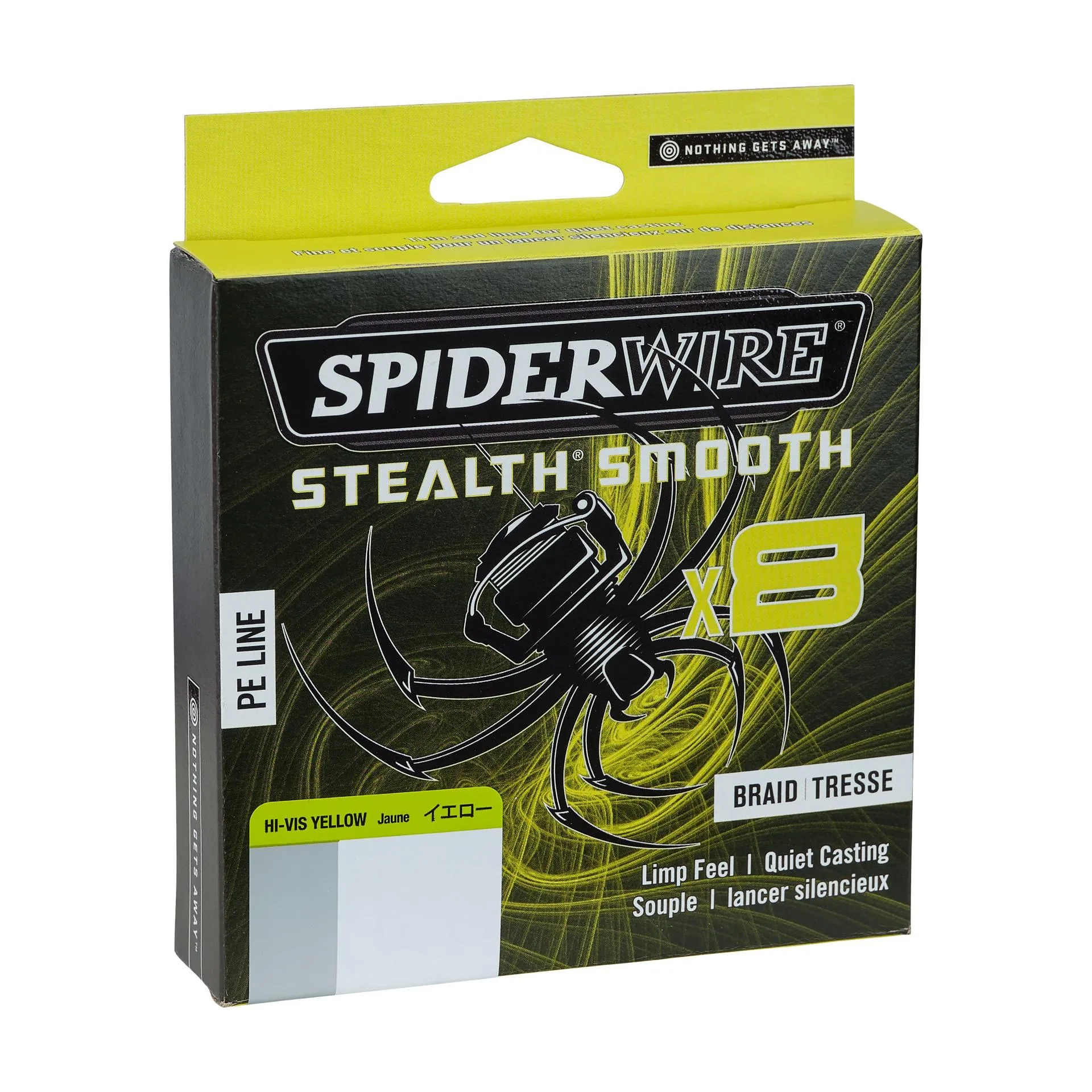 SPIDERWIRE Stealth Smooth 8 Braid 0,07mm 150m HI-Vis Yellow 6,0kg geflochten