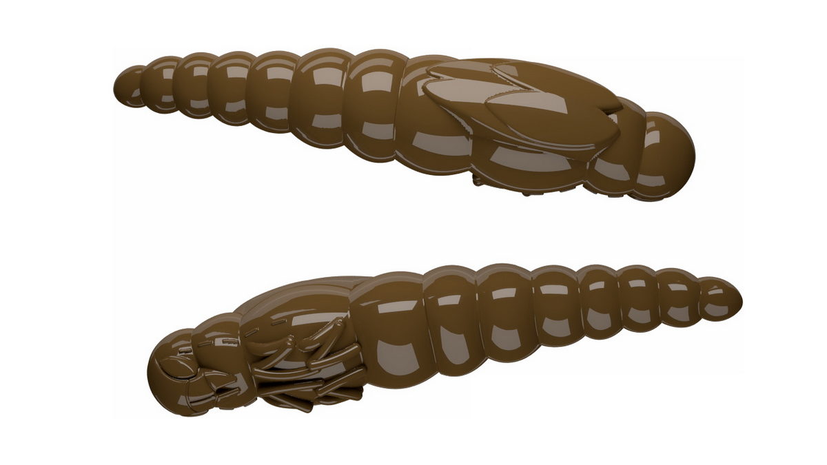 LIBRA LURES Largo Slim 28 Cheese 040-black 15st, Forellenköder, schwimmend und aromatisiert — 2.80 Brown Krill